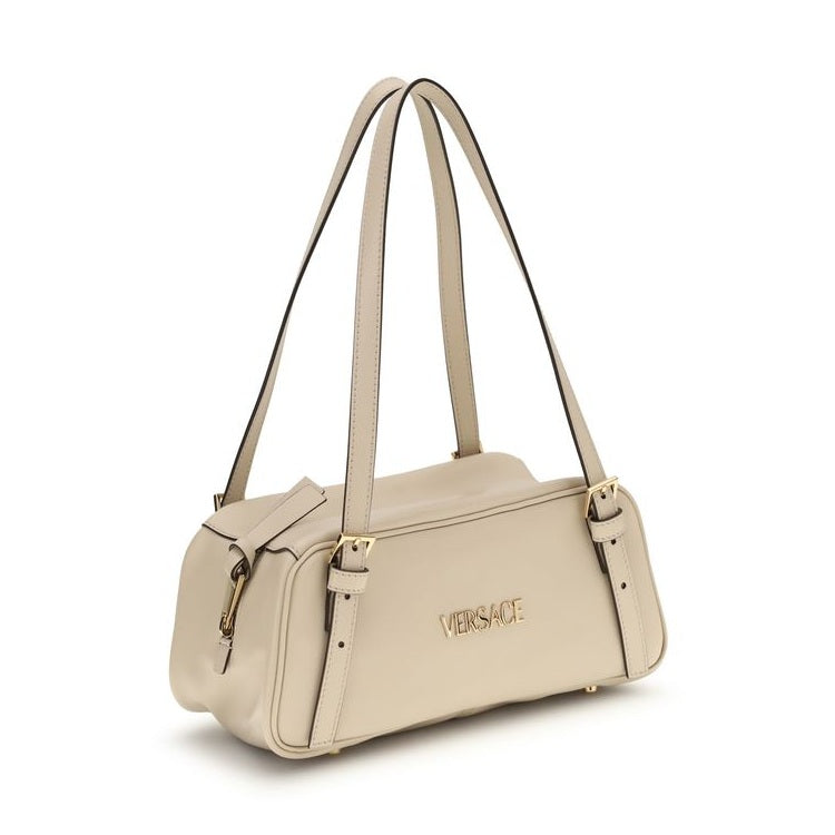 Versace Beige Lamb Ovis Aries Aries Shoulder Bag