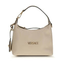 Versace Beige Calf Leather Bos Taurus Handbag