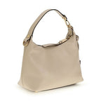 Versace Beige Calf Leather Bos Taurus Handbag