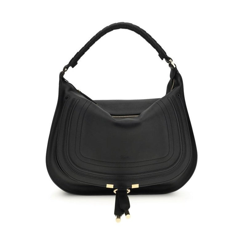 Chloé Black Calf Leather Bos Taurus Shoulder Bag