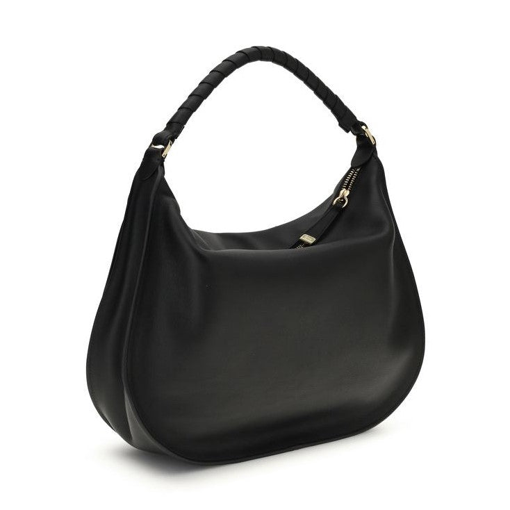 Chloé Black Calf Leather Bos Taurus Shoulder Bag