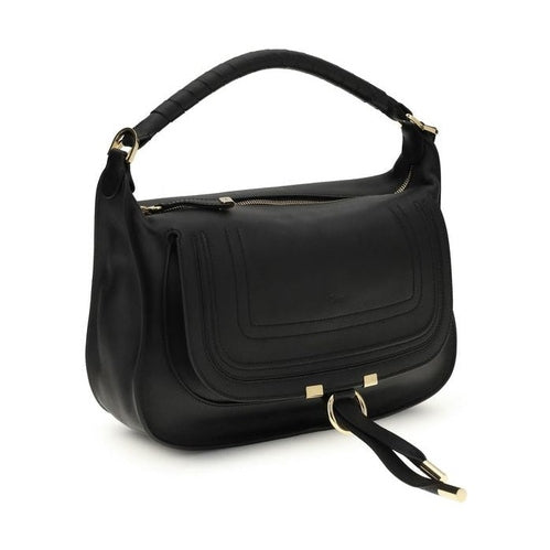 Chloé Black Calf Leather Bos Taurus Shoulder Bag