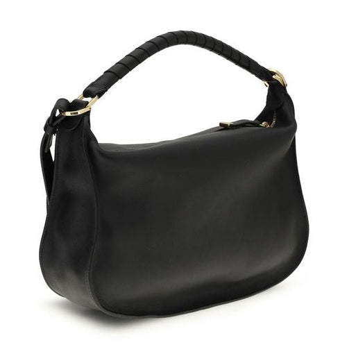 Chloé Black Calf Leather Bos Taurus Shoulder Bag