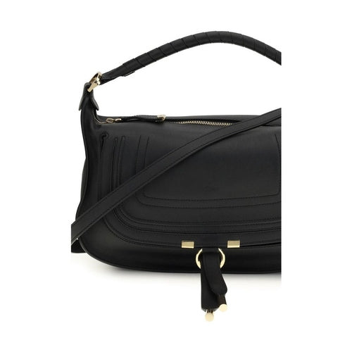 Chloé Black Calf Leather Bos Taurus Shoulder Bag