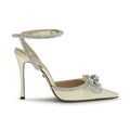 MACH & MACH Bicolor Silk High Heel Pumps