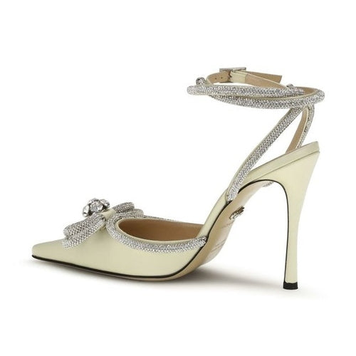 MACH & MACH Bicolor Silk High Heel Pumps