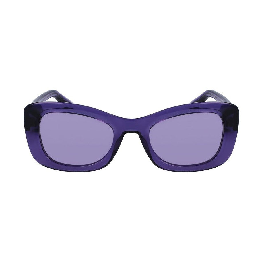 Victoria Beckham Gray Acetate Sunglasses