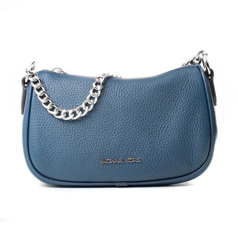 Michael Kors Blue Leather Shoulder Bag