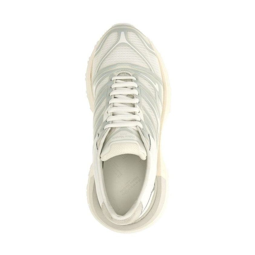Maison Margiela White Fabric Athletic Sneakers