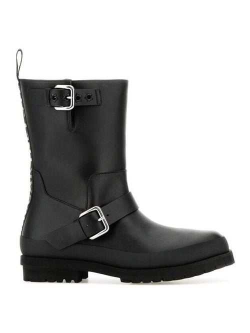 Stella McCartney Black Polyester Lace-Up Boots