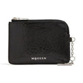 Alexander McQueen Black Calfskin Clutch Bag