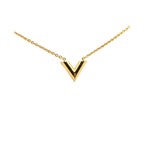 Louis Vuitton Gold Metal Necklace