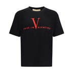 Valentino Black Cotton T-Shirt