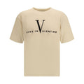Valentino Beige Cotton T-Shirt