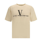 Valentino Beige Cotton T-Shirt