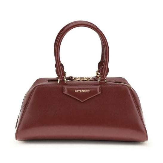 Givenchy Bordeaux Calf Leather Bos Taurus Handbag