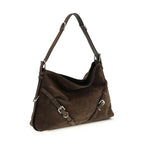 Givenchy Black Calf Leather Bos Taurus Shoulder Bag