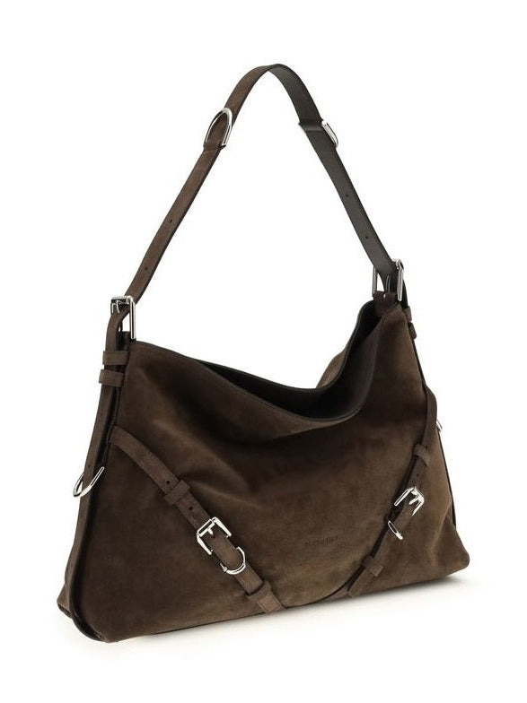 Givenchy Black Calf Leather Bos Taurus Shoulder Bag