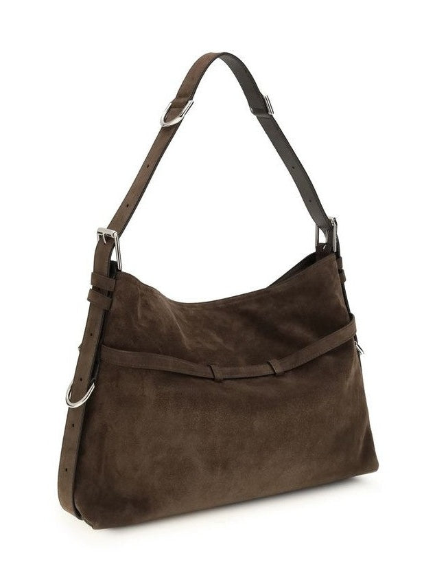 Givenchy Black Calf Leather Bos Taurus Shoulder Bag