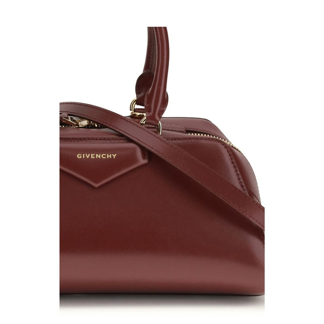 Givenchy Bordeaux Calf Leather Bos Taurus Handbag