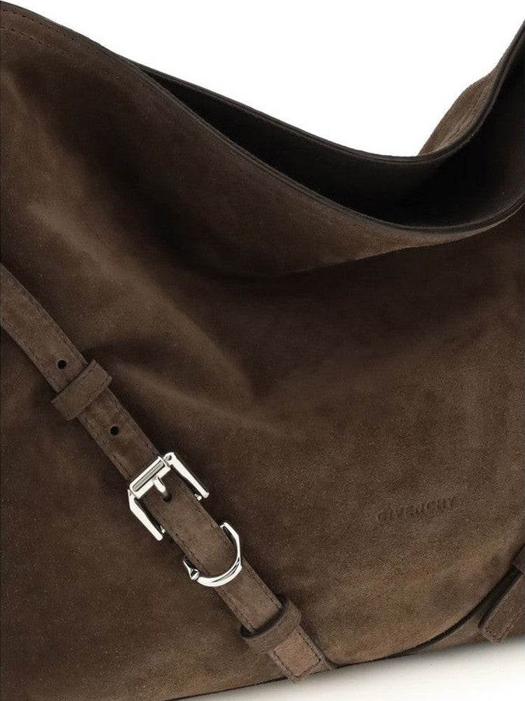 Givenchy Black Calf Leather Bos Taurus Shoulder Bag