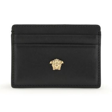 Versace Black Calf Leather Bos Taurus Wallet