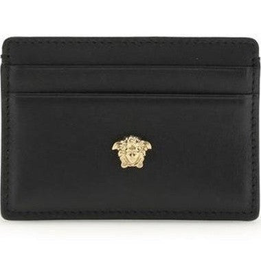 Versace Black Calf Leather Bos Taurus Wallet
