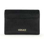 Versace Black Calf Leather Bos Taurus Wallet