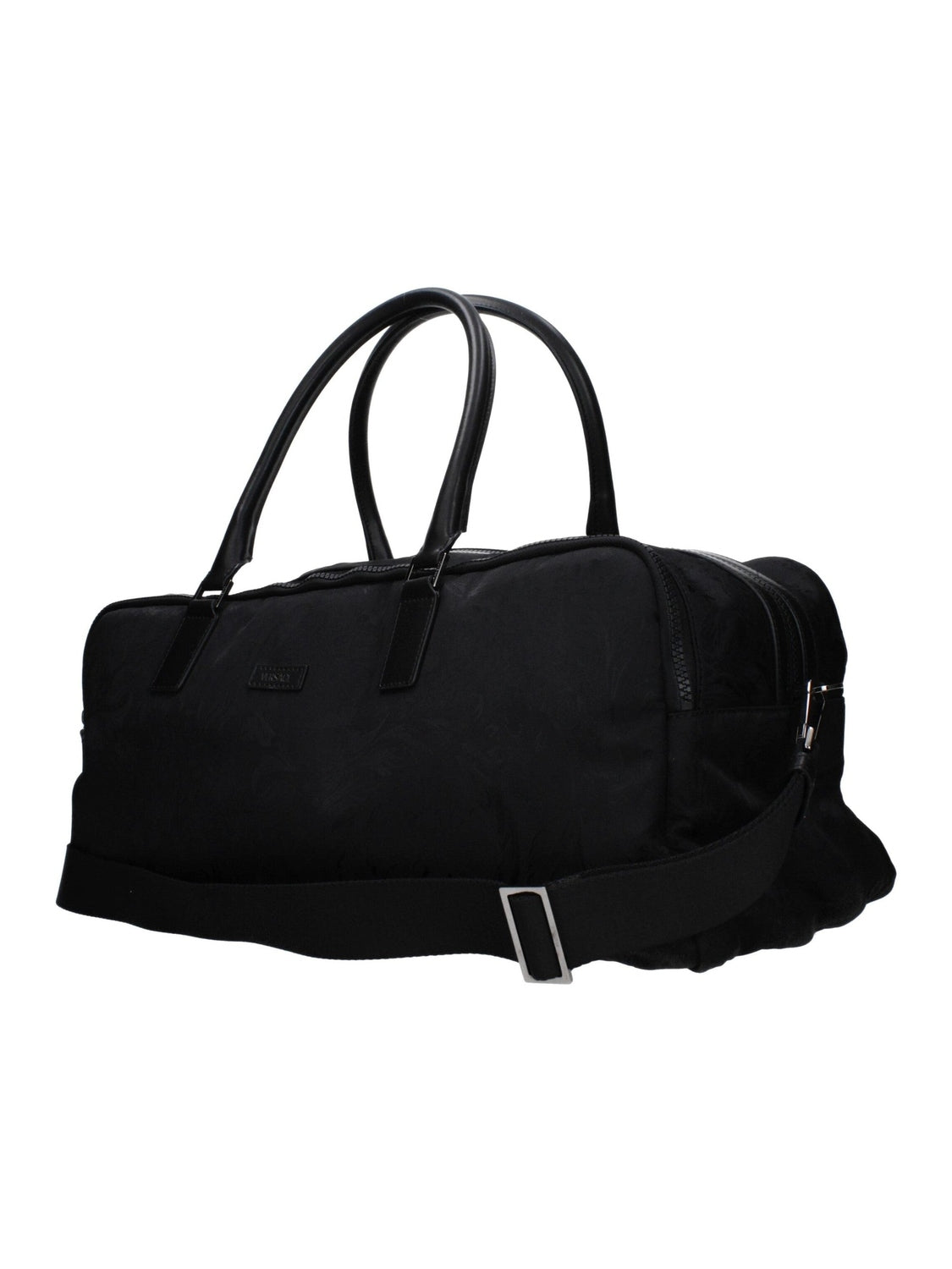 Versace Black Fabric Luggage And Travel