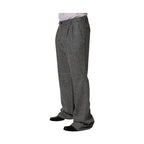 Dolce & Gabbana Gray Houndstooth Straight Dress Trouser Pants