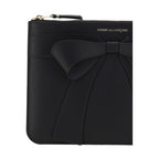 Comme Des Garçons Black Calf Leather Bos Taurus Wallet