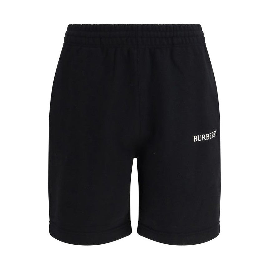 Burberry Black Cotton Bermuda Shorts