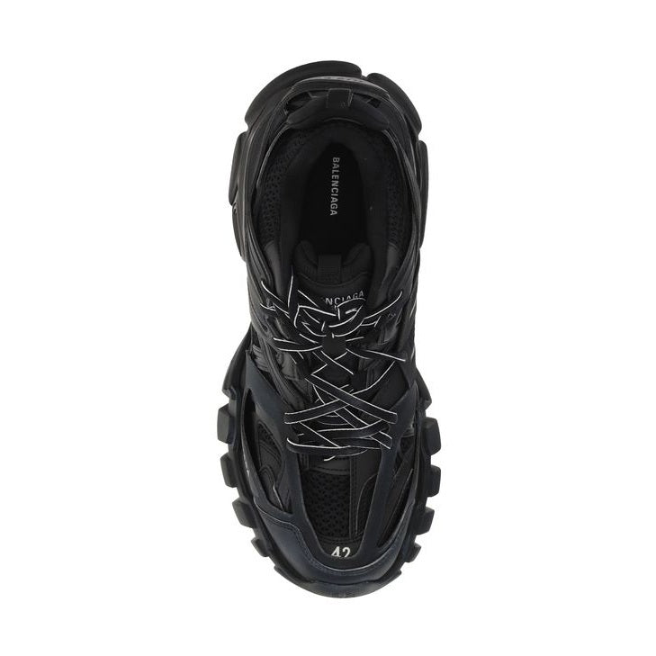 Balenciaga Black Polyethylene Athletic Sneakers
