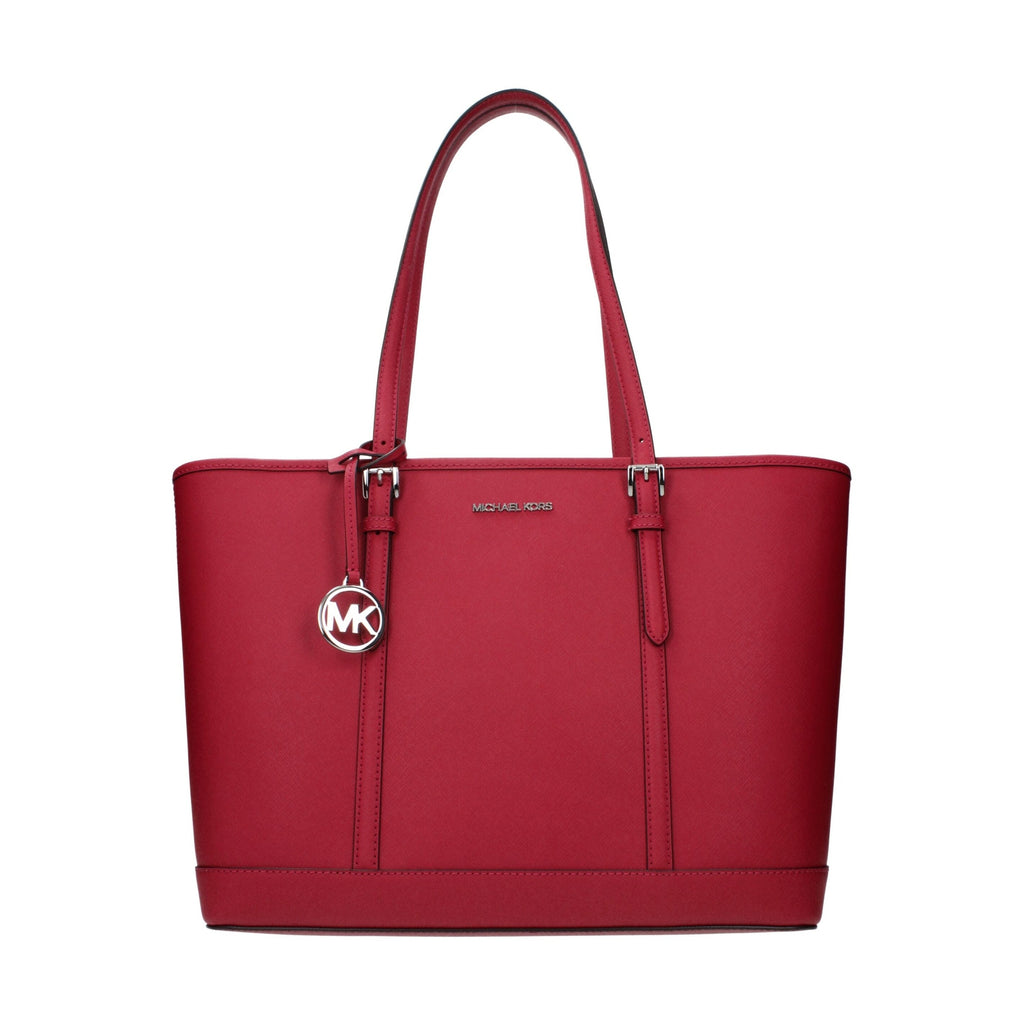 Michael Kors Red Leather Shoulder Bag