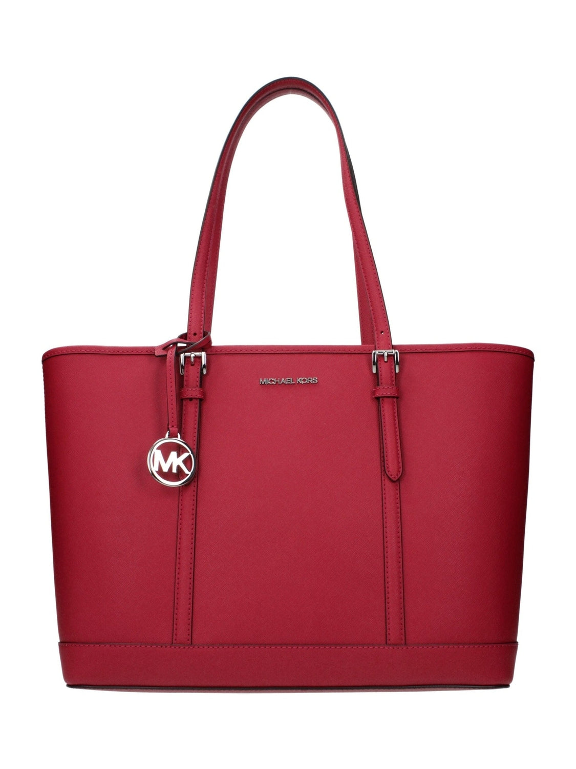 Michael Kors Red Leather Shoulder Bag