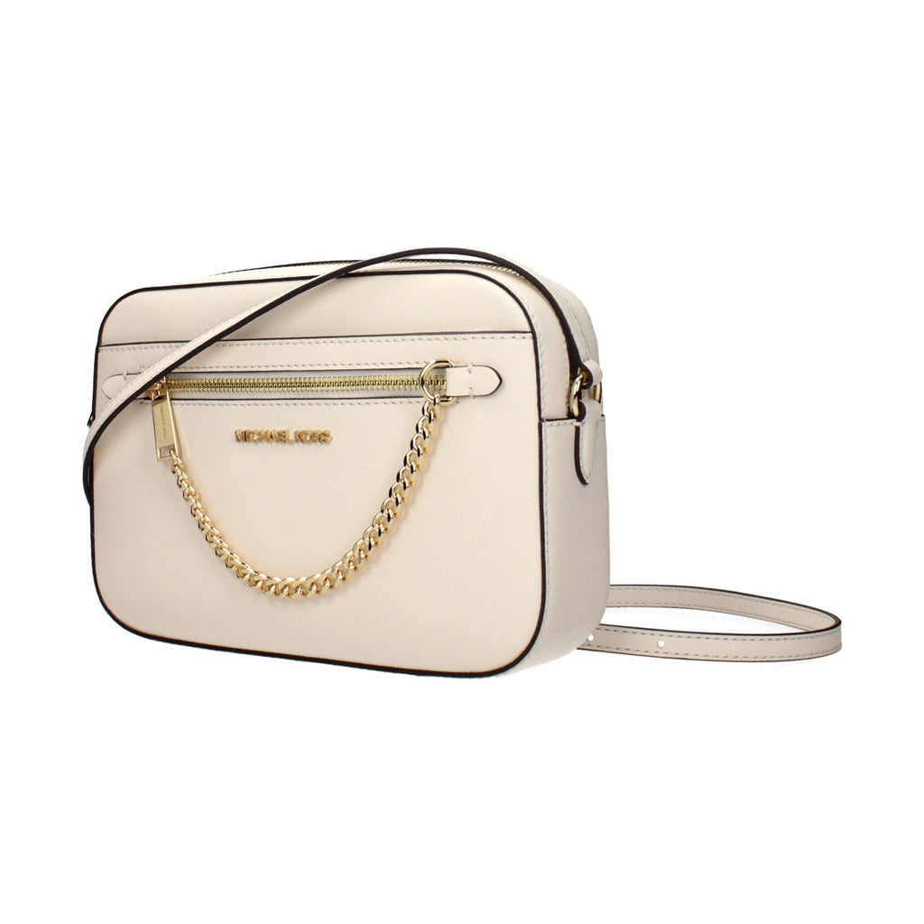 Michael Kors Beige Leather Crossbody Bag