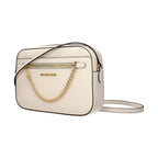 Michael Kors Beige Leather Crossbody Bag