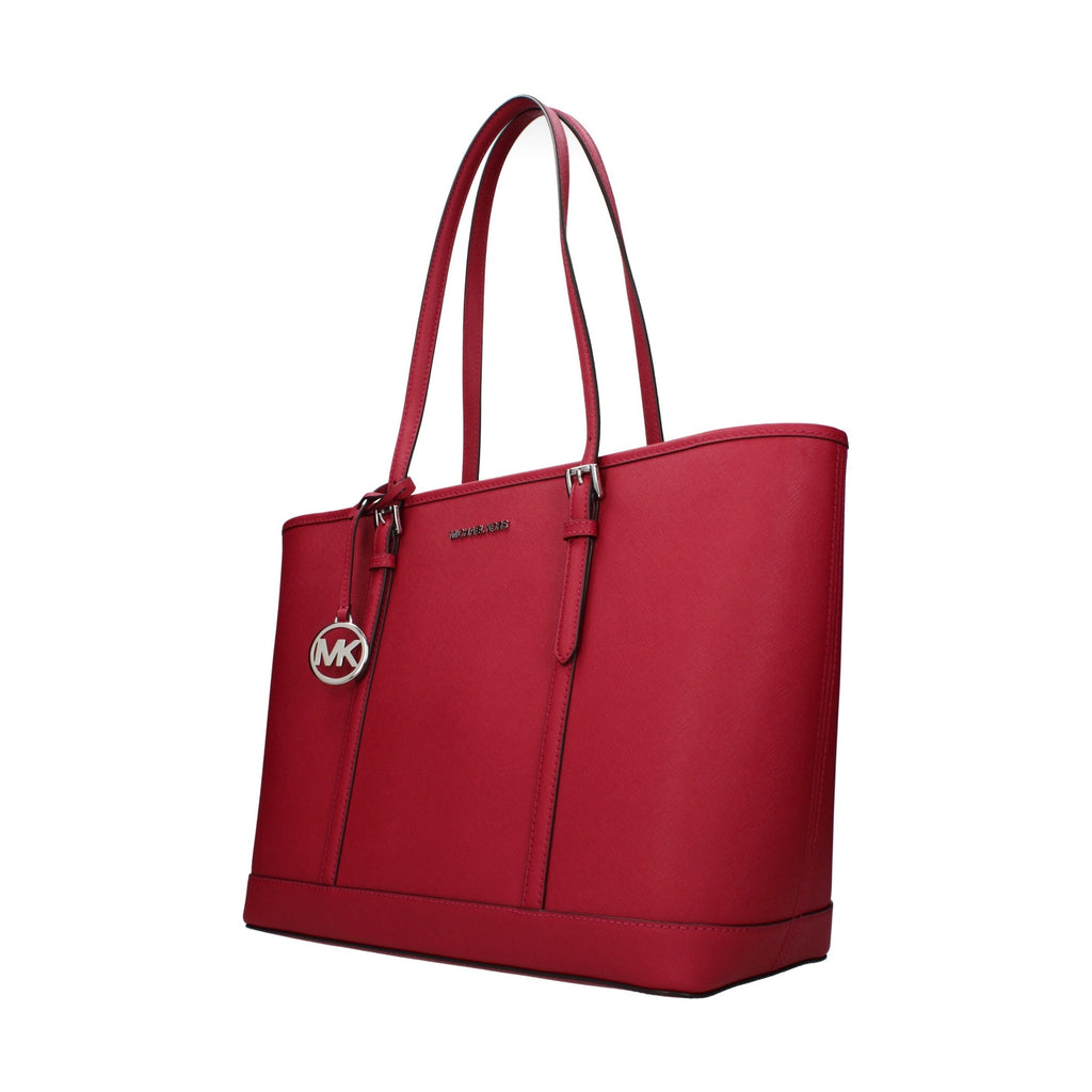 Michael Kors Red Leather Shoulder Bag