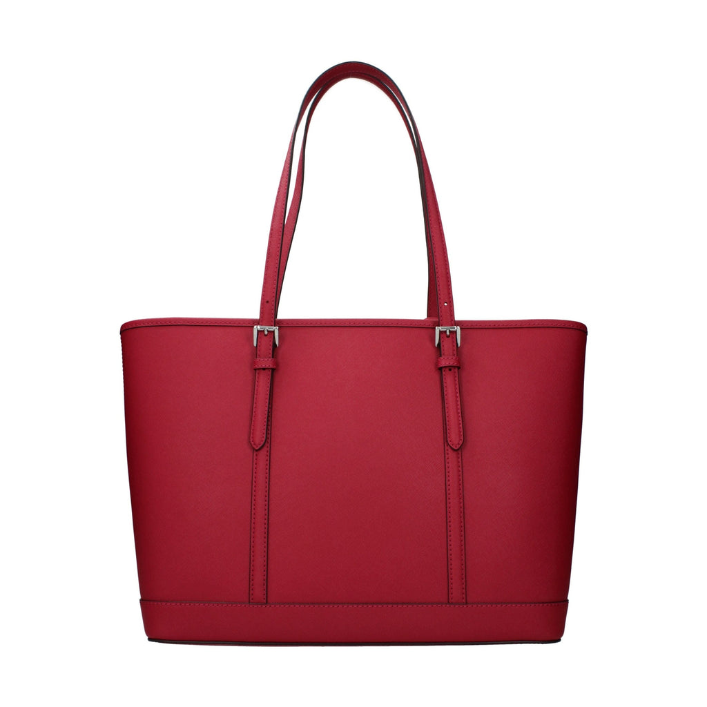 Michael Kors Red Leather Shoulder Bag