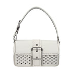 Michael Kors White Leather Shoulder Bag