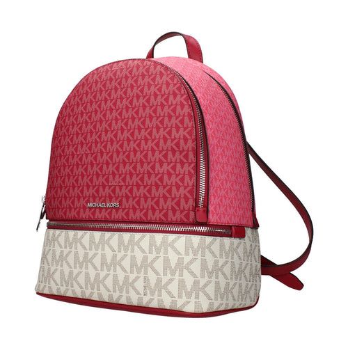 Beige Fabric Backpack