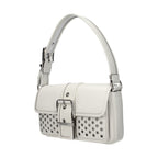 Michael Kors White Leather Shoulder Bag