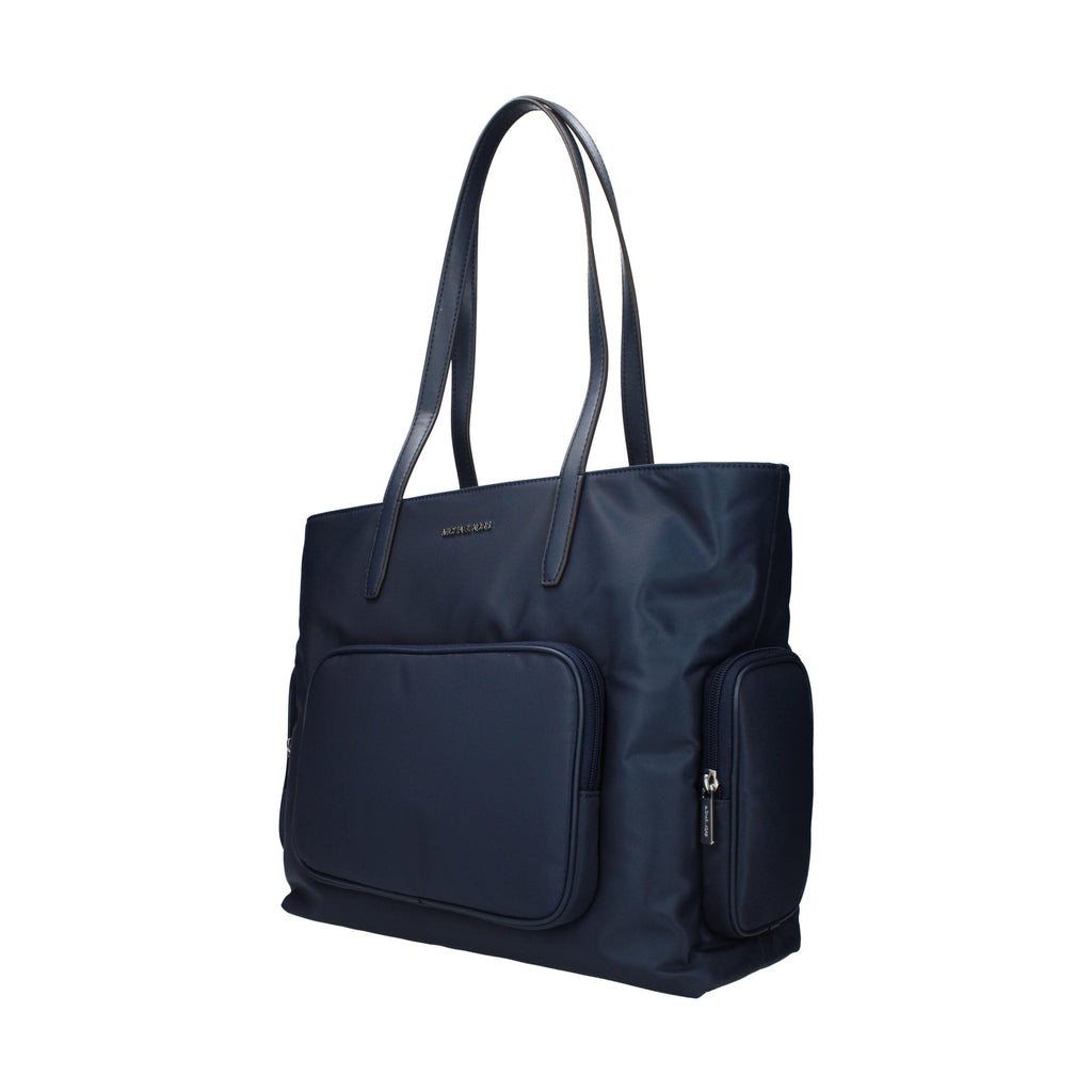 Michael Kors Blue Fabric Shoulder Bag