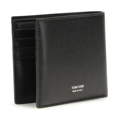 Tom Ford Black Calf Leather Bos Taurus Wallet