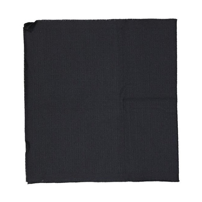 Givenchy Black Virgin Wool Scarf