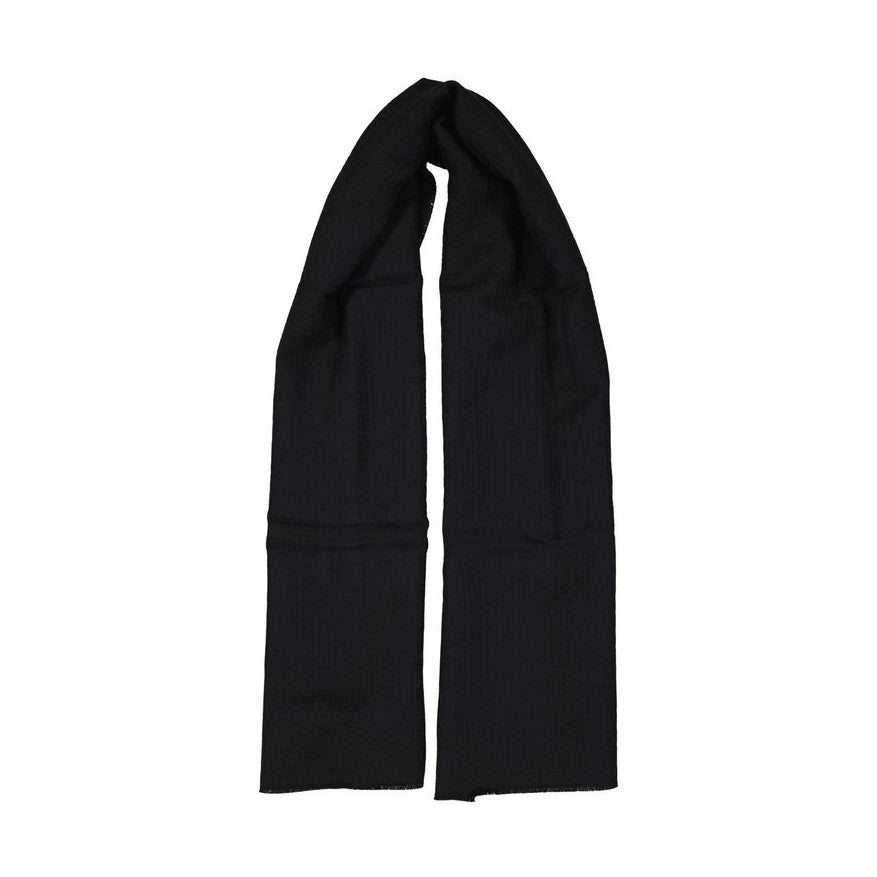 Givenchy Black Virgin Wool Scarf