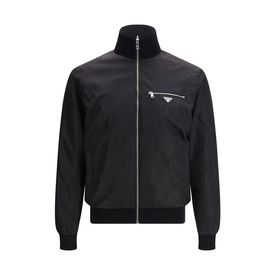 Prada Black Wool Oves Aries Jacket