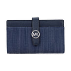 Michael Kors Blue Fabric Wallet