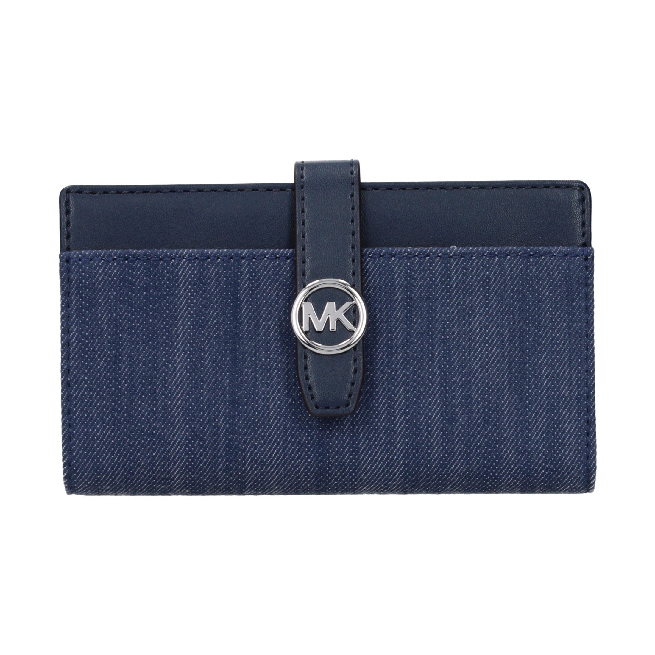 Michael Kors Blue Fabric Wallet