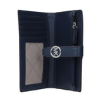 Michael Kors Blue Fabric Wallet